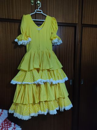 Traje de gitana hecho a mano