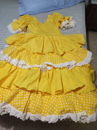 Traje de gitana hecho a mano