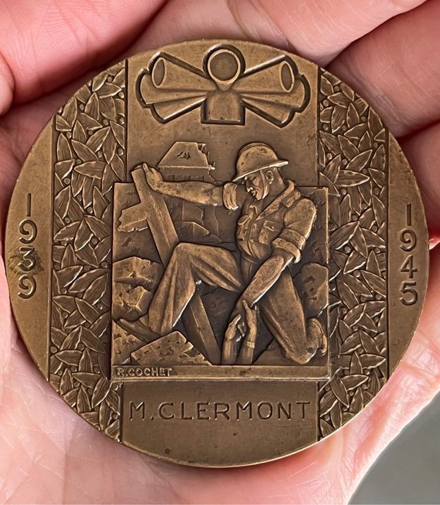 Medalla bronce francesa Segunda Guerra mundial