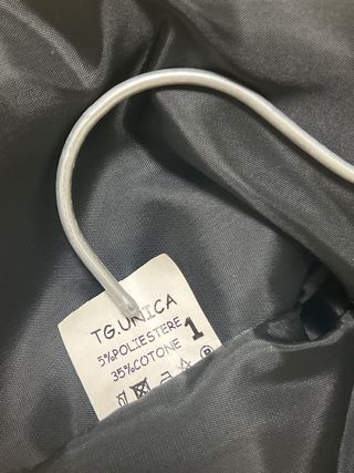 Elegante bolero nero in pellicciotto