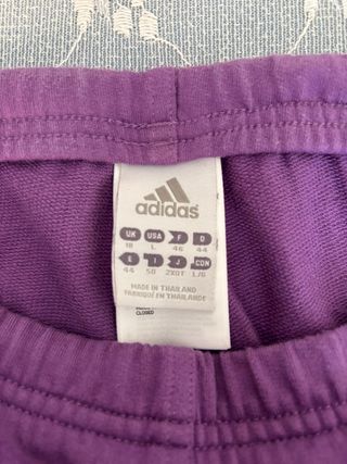 Chándal Adidas mujer blanco-morado