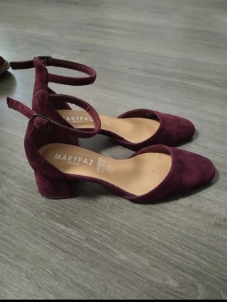 Zapatos Marypaz tacón bajo - 36
