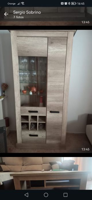 Mueble salón madera - 4 cajones Venta en persona.