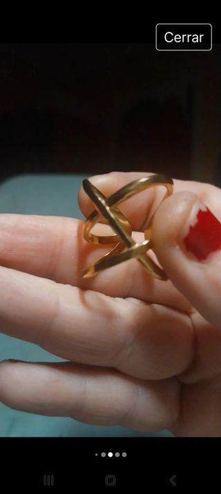 ANILLO DE ACERO  NUEVO