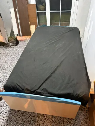 Cama nido 90cm - canapé incl.