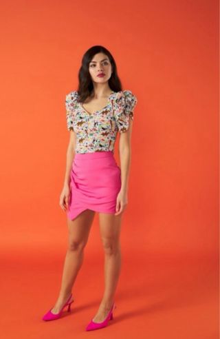 Mini Falda Rosa Fucsia Minueto