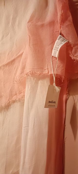 Natura pareo gasa fina o pañuelo grande, nuevo