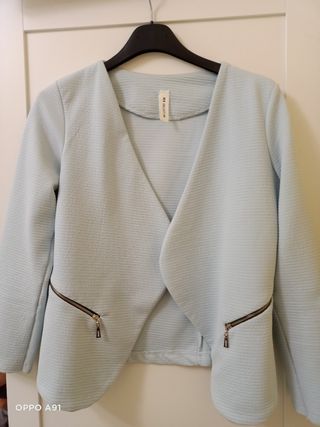 Giacca elegante azzurra