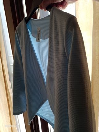 Giacca elegante azzurra