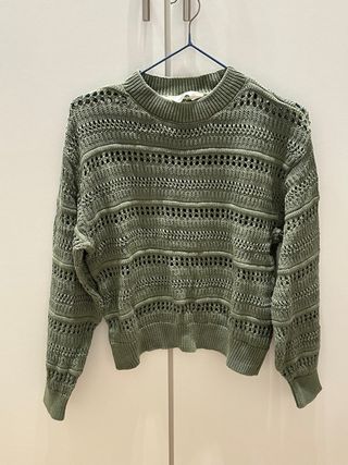 Jersey H&M verde caqui