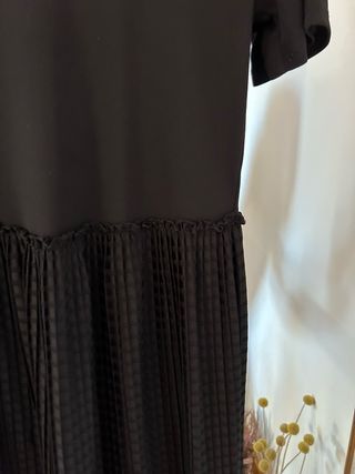 Vestido Zara negro - Talla S que equivale M