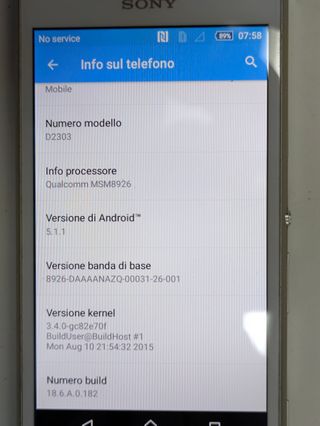 Sony Xperia M2 D2303 smartphone Android 8 GB 