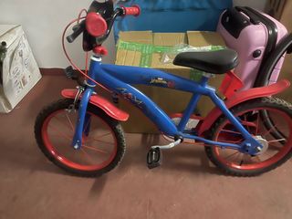Bicicleta Spiderman 16" Niño
usada solo dos veces 