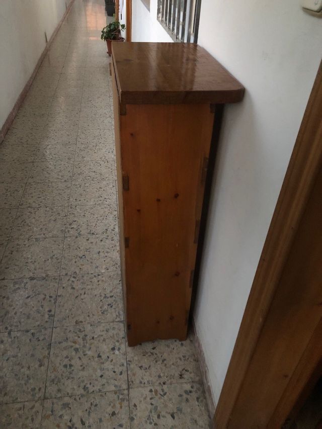 Botellero madera maciza