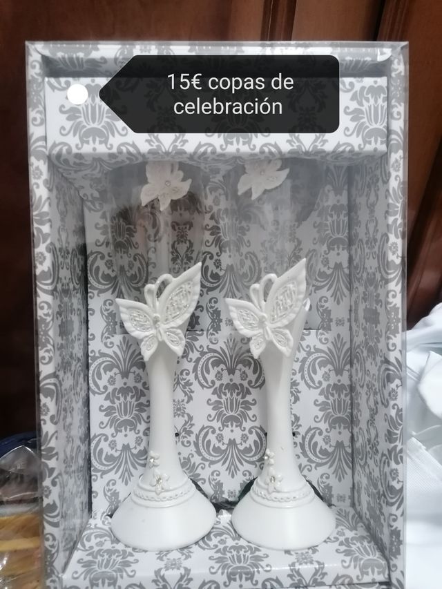 2 Copas celebración -  Mariposas