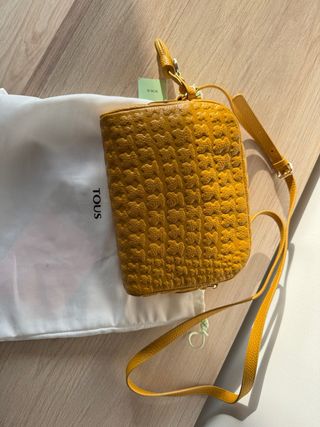 Bolso bandolera TOUS amarillo