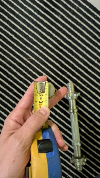 Barras de acero de mancuernas