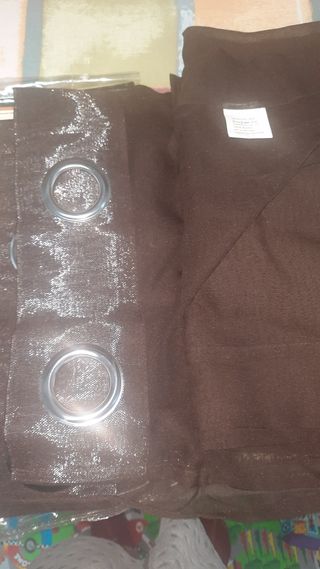 Cortinas de salón ó dormitorio 20€ las 2