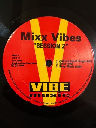 Mixx Vibes "Session 2" vinile musica house anni 90