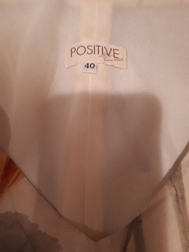 Vestido largo estampado.