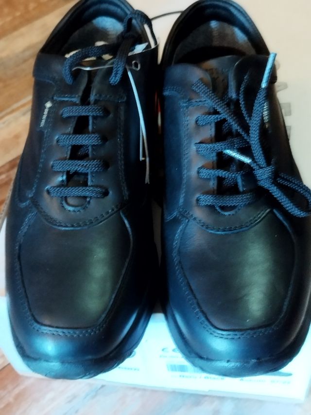 Scarpe Gore-Tex nere simil Hogan