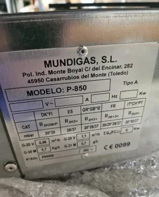 Plancha Mundigas 3 fuegos