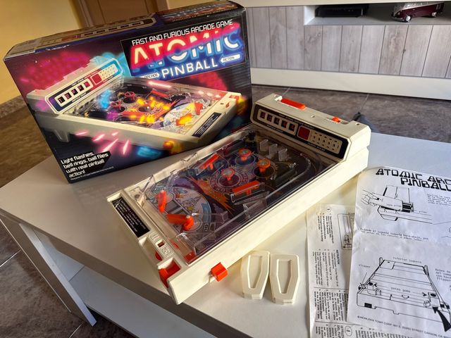 Atomic Pinball Tomy Arcade NOVO 
