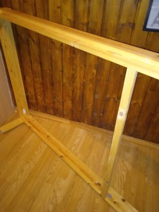 Estructura cama Ikea madera
