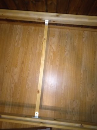 Estructura cama Ikea madera