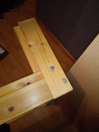 Estructura cama Ikea madera