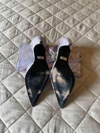 Zapatos y cartera boda mujer - Lila