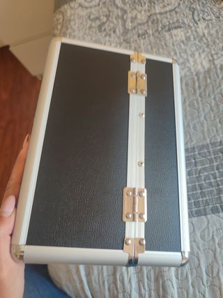 Caja metálica multiusos - Negra y Plata