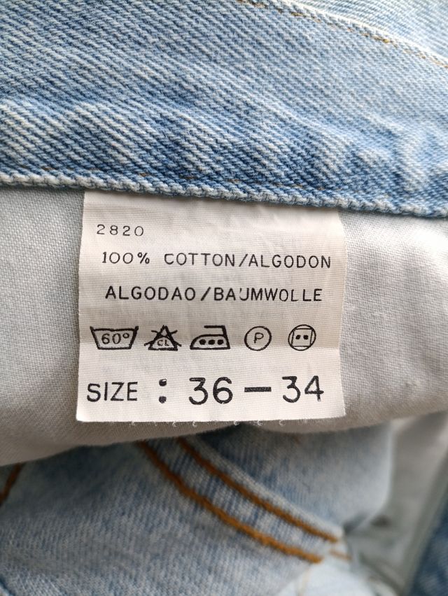 Auténtico vaquero Lee Rough Riders, talla 44-46