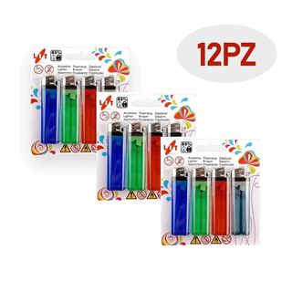 Accendino classico a rotella 12pz