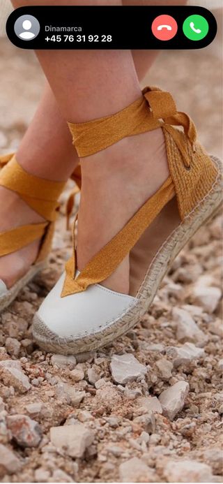 Sandalias esparto Micuir beige/mostaza