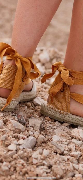 Sandalias esparto Micuir beige/mostaza