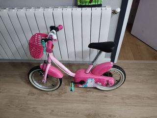 Bicicleta niña 12" unicornio
