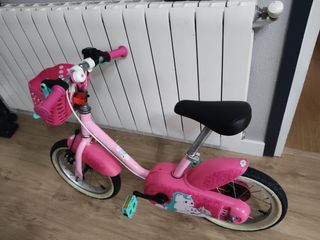 Bicicleta niña 12" unicornio