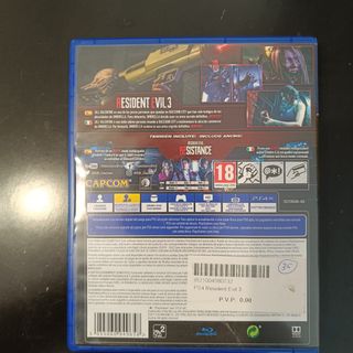 PS4 Resident Evil 3 - Juego Completo