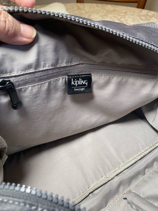 Bolso Kipling  gris