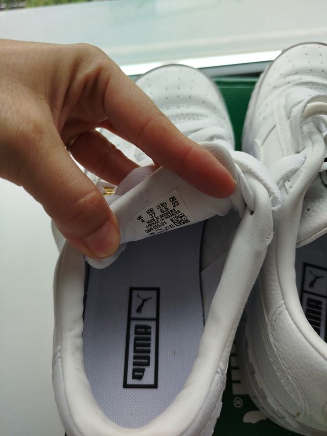 Zapatillas Puma blancas mujer - 37