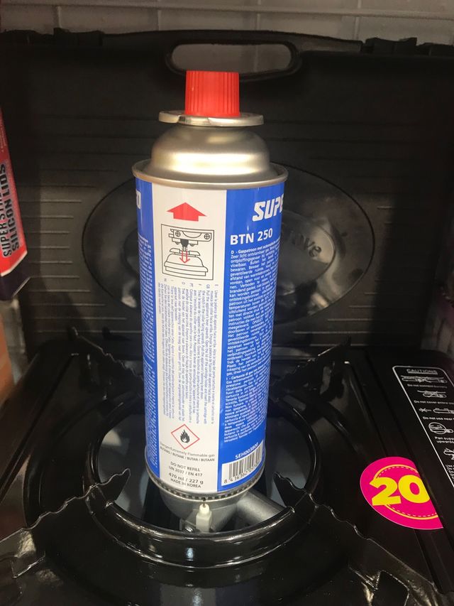 Cartucho gas cocina BTN 250