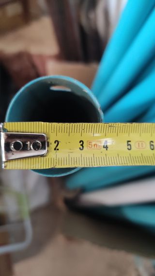 Estructura de piscina redonda. Tubería,uniones .