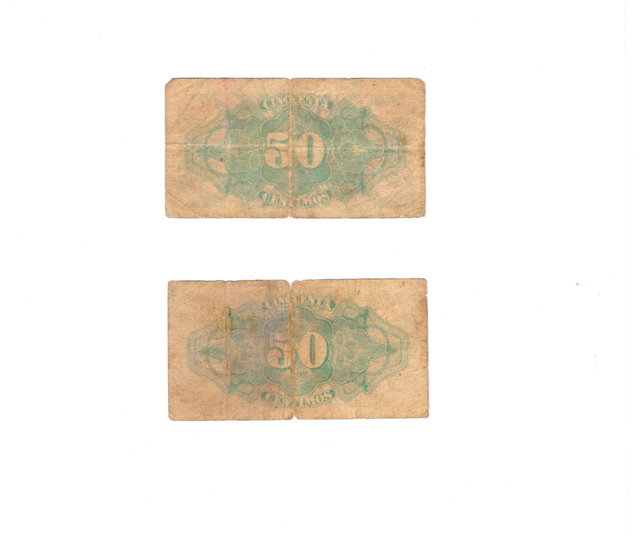 Billetes de 50 cents de la Republica española 1937