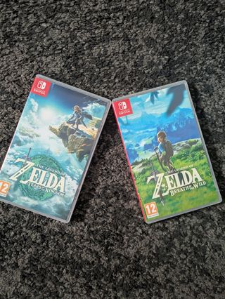 Carátulas Zelda BOTW Y TOTK