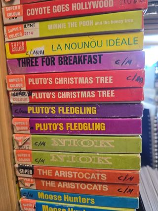 PELICULAS SUPER 8 WALT DISNEY MUDAS