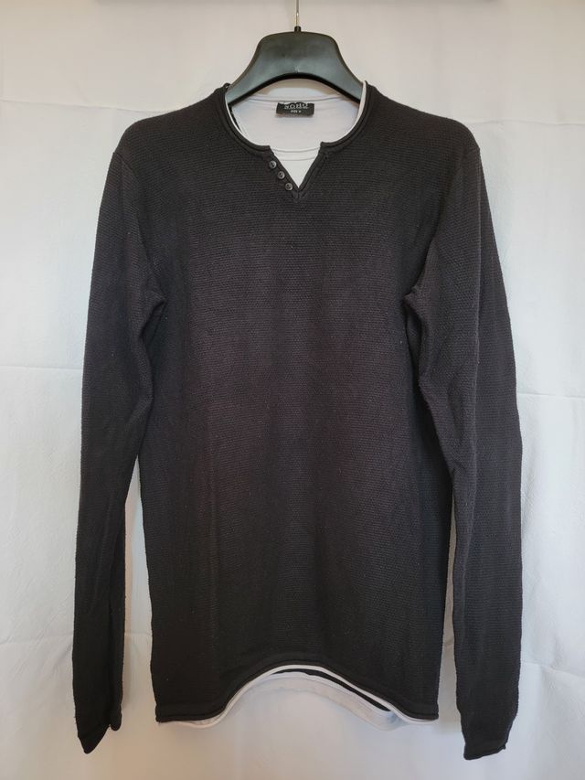 Maglione leggero nero SOHO