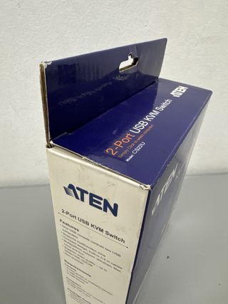 ATEN CS22U - Conmutador KVM USB 2 puertos