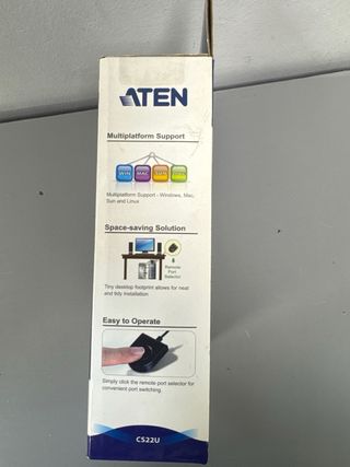 ATEN CS22U - Conmutador KVM USB 2 puertos