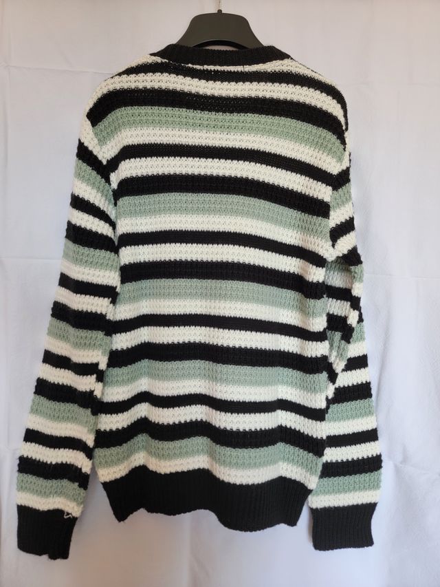 Maglione LIVE 978 nero, bianco, verde